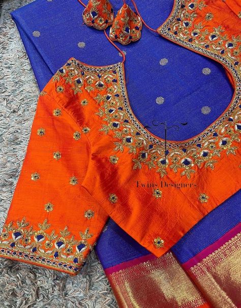 Pattu Blouse Maggam Work, Ghagra Design, Red Blouse Design, Plain Blouse Designs, Green Blouse Designs, Maggam Blouses, Bride 2024, Blouse Maggam Work, Maggam Blouse