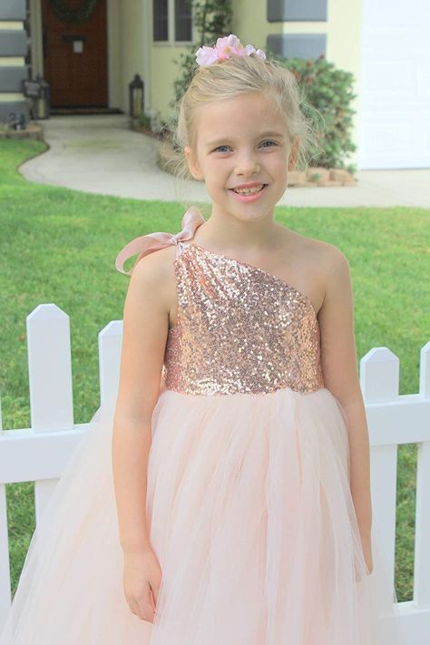 Amazon.com: ekidsbridal One-Shoulder Sequin Tutu Flower Girl Dress Wedding Pageant Dresses Ball Gown Tutu Dresses 182 12: Clothing, Shoes & Jewelry Tutu Flower Girl Dress, Flower Girl Dresses Tutu, Tutu Dresses, Dresses Ball Gown, Wedding Dresses Corset, Flower Girl Tutu, Pageant Dresses, Dresses Kids Girl, Flower Girl Dress