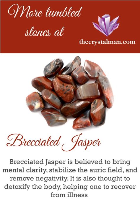 Brecciated Jasper Meaning, Crystal Healing Chart, Color Healing, Brecciated Jasper, Wholesale Crystals, Red Stones, Raw Crystals, Spiritual Crystals, Gemstone Meanings