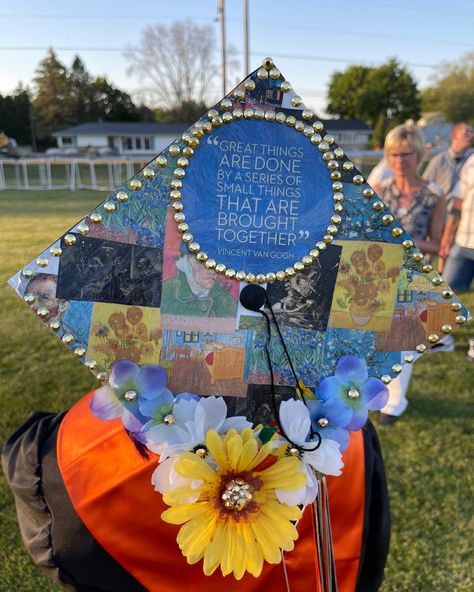 Jane Austen Graduation Cap, Art Student Graduation Cap, Graduation Cap Art Major, Art School Graduation Cap, Art History Graduation Cap, Van Gogh Graduation Cap, Corpse Bride Graduation Cap, Greta Van Fleet Graduation Cap, Mama Mia Graduation Cap