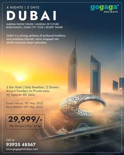 Travel Graphic Design, Tourism Design, Travel Creative, Dubai Holidays, Real Estate Marketing Design, Ads Creative Advertising Ideas, Sky Day, Presentation Design Layout, Dubai Tour