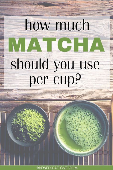 Matcha Powder Recipes Drinks, Matcha Tea Powder Recipes, Green Matcha Tea Recipes, How Much Matcha A Day, How To Use Matcha Powder, What To Make With Matcha, Recipes Using Matcha Powder, How To Drink Matcha, Matcha Benefits Powder