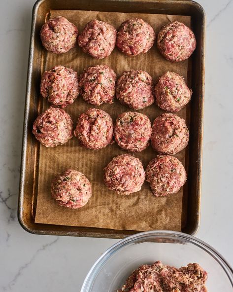 Ina Garten Meatballs, Authentic Italian Meatballs, Meatballs And Spaghetti, Best Ina Garten Recipes, Barefoot Contessa Recipes, Italian Meatballs Recipe, Ricotta Recipes, Ina Garten Recipes, Meatball Recipe