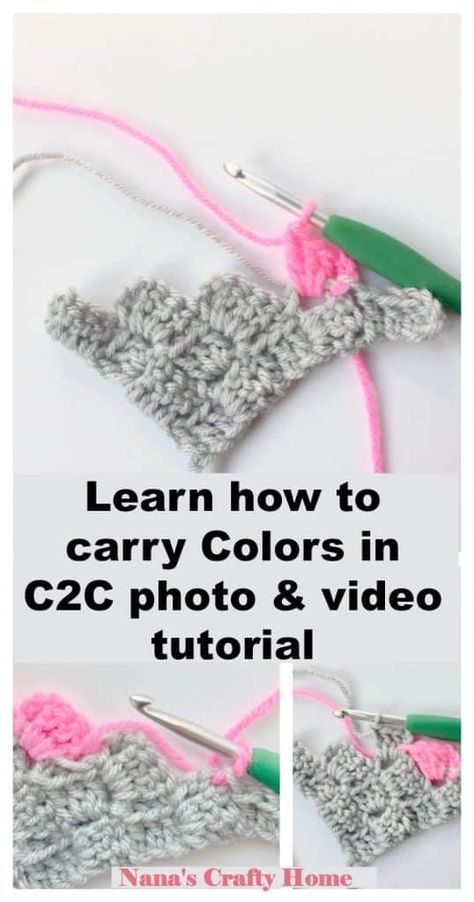 How To Crochet C2c Tutorials, How To Crochet From A Graph Pattern, How To Corner To Corner Crochet, How To Do C2c Crochet, Corner2corner Crochet Pattern, C2c Crochet Square Pattern Free, How To C2c Crochet, Corner To Corner Crochet Tutorial, Corner To Corner Crochet Pattern Free