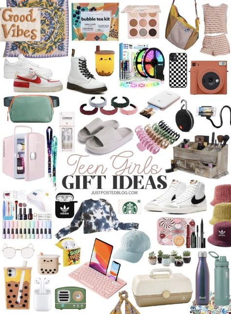 Holiday Gift Ideas for Teen and Tweens – Just Posted Cool Teen Gifts, Christmas Ideas For Preteens, Preppy Christmas Gifts For Teens, Teen Christmas Gifts 2023, Teen Gifts 2023, Christmas Gift Teenage Girl, Pre Teen Christmas Gifts, Teen Christmas Basket Ideas, Santa Gifts For Teenagers