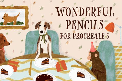 Wonderful Pencils for Procreate + FREE DOWNLOAD on Behance Types Of Pencils, Free Procreate, Procreate Brushes Free, Beautiful Lettering, Brushes For Procreate, Procreate Tutorial, Pencil Shading, Ink Brush, Free Brush