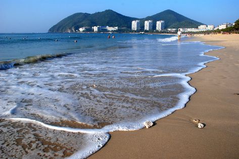 Sanya China Beach, China Beach, China Hong Kong, Meteor Garden, Sunny Beach, Sanya, Sea Water, Vector Hand, Qingdao