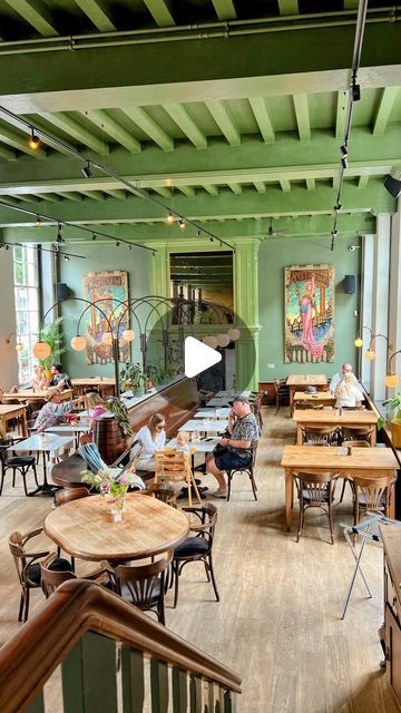 Amsterdam Food Guide on Instagram: "Historic Dutch Restaurant in Amsterdam 🇳🇱🍽️⚜️  📍Cafe Nieuw Amsterdam, Amsterdam Centraal 🍴Pastrami Sandwich, Crocque Madame, French Fries, Caesar Salad 🥧 Apple Pie 💸 €€-€€€  🇳🇱 If you’re in Amsterdam and craving a delightful blend of French and Dutch cuisine with a contemporary twist, Café Nieuw Amsterdam is your go-to spot! Nestled in the historic West-Indisch Huis on Haarlemmerstraat, this charming bistro offers a warm ambiance perfect for any time of day.  🌿 With a spacious interior, a cozy courtyard garden, and lively street-side seating, you can choose the perfect spot to relax. The building’s rich history dating back to the 17th century adds a unique charm to your dining experience.   🔍 Fun Fact: The café is housed in a building that was Cozy Courtyard, Cozy Cafe Interior, Dutch Cuisine, European Cafe, Amsterdam Food, Pastrami Sandwich, Food Activities, French Cafe, Cozy Cafe