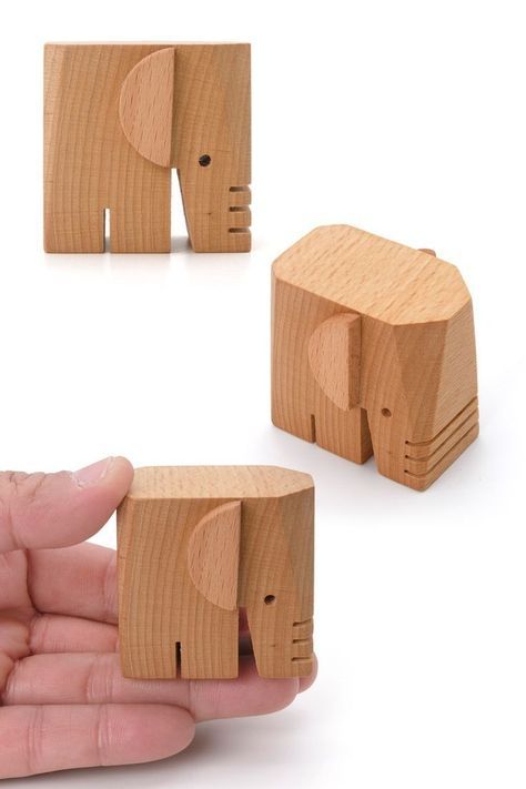 Small Wooden Toys, Scrap Wood Art, Wooden Toys Design, Wood Toys Plans, Wooden Toys Plans, Woodworking Shop Projects, Wood Art Projects, Woodworking Toys, Wooden Elephant