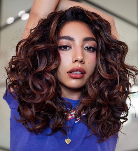 Voluminous Curls in Deep Auburn Best Hair Color 2023, Fall2023 Hair Color Trends, Newest Hair Color Trends 2023, Hottest Hair Color Trends 2023, Hair Color Spring 2023, Spring 2023 Hair Color Trends, Spring 2023 Hair Trends Brunette, 2023 Hair Color Trends For Women, Hair Color 2023 Trends