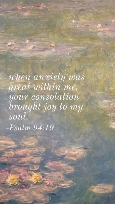 psalm 94:19 Psalm 19, Jesus Today, Bible Study Verses, Prayer Times, Heavenly Father, Christian Life, God Is Good, Insta Story, Bible Study