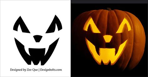 Vampire Pumpkin Carving, Easy Pumpkin Carving Patterns, Owl Pumpkin Carving, Scary Pumpkin Designs, Funny Pumpkin Carvings, Stencils Patterns, Vampire Pumpkin, Pumpkin Stencils Free, Lantern Template