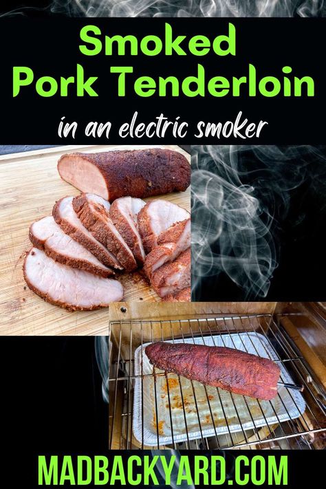 Homemade Bbq Rub, Smoker Cooking Recipes, Smoked Pork Tenderloin Recipes, Smoked Pork Loin Recipes, Gas Grill Recipes, Smoker Recipes Electric, Smoked Pork Tenderloin, Smoked Pork Shoulder, Ninja Cooking System Recipes