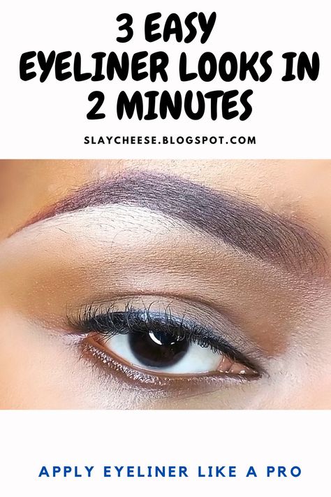 How To Apply Eyeliner For Beginners Step By Step Simple, Easy Eyeliner Tutorial, Eyeliner Tutorial For Beginners, Step By Step Eyeliner, Eyeliner Tutorials, Easy Eyeliner, Eyeliner Application, Eyeliner For Beginners, Simple Eyeliner