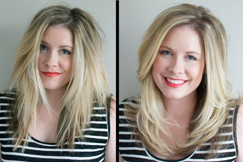 How To Do A Blow Out On Shoulder Length Hair, Blowout Diy, Kate Bryan, Thermal Brush, The Small Things Blog, Stretch Concealer, Straightening Hair, Small Things Blog, Perfect Blowout