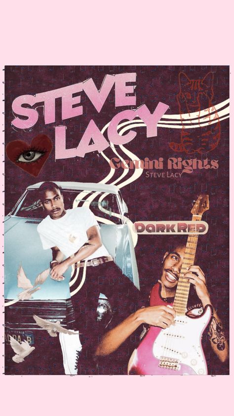 #stevelacy#music#poster#darkred🎸 Steve Lacy, Music Poster, Your Aesthetic, Energy, Music, Art