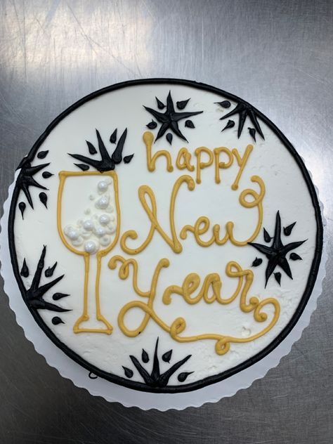 Nye Cake Decorating Ideas, Happy New Years Cake Ideas, New Year Eve Cake Ideas, New Years Sheet Cake, New Years Cookie Cake Ideas, New Years Cake Ideas 2024, New Year’s Eve Cakes, New Years Cakes Ideas, New Years Eve Cakes