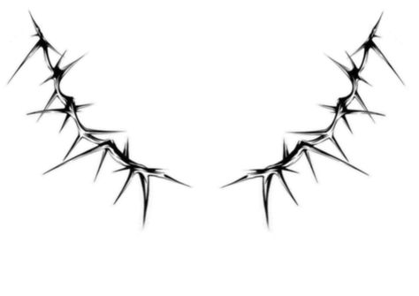 Spiky Tattoo Design, Spiky Vines Tattoo, Spiky Line Tattoo, Thorn Collar Bone Tattoo, Spiked Chain Tattoo, Blackwork Barbed Wire Tattoo, Chain Tattoo Design, V Line Tattoos For Guys, Barbed Wire Tattoo