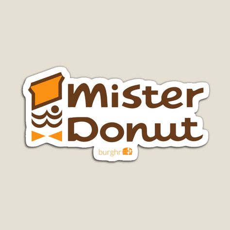 Get my art printed on awesome products. Support me at Redbubble #RBandME: https://www.redbubble.com/i/magnet/Mister-Donut-by-burghr/68952345.TBCTK?asc=u Mr Donut, Donut Logo, Mister Donuts, Pittsburgh, Donuts, My Art, Awesome Products, Magnets, For Sale