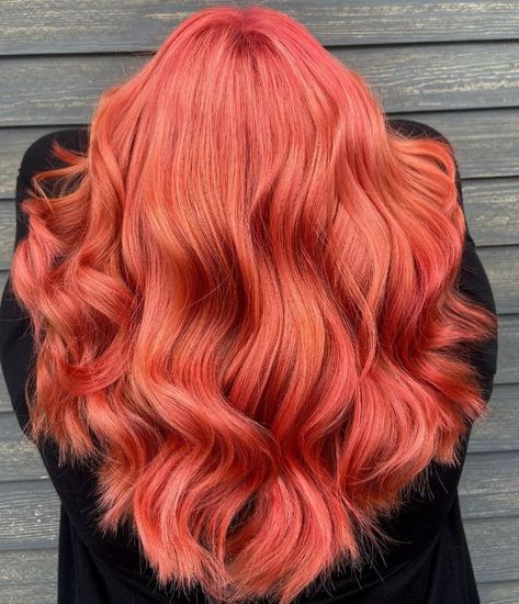 The Best Coral Hair Colors To Try Out This Spring Season Hair Color For Autumn, Spring Red Hair, Spring Red Hair Color, Coral Hair Color, Autumn Hair Color, Hair Colors To Try, Coral Hair, Autumn Hair, Copper Blonde