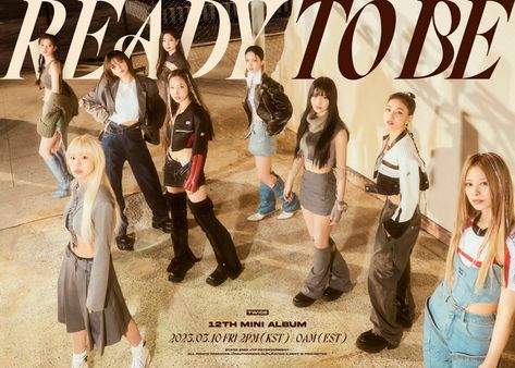 TWICE exude their charisma in the group teaser photos for 'Ready To Be' Ready To Be Concept Photo, Be Concept Photo, Twice Ready To Be, Kpop Comeback, Twice Group, Twice Album, Momo Sana, Tokyo Dome, Sana Momo