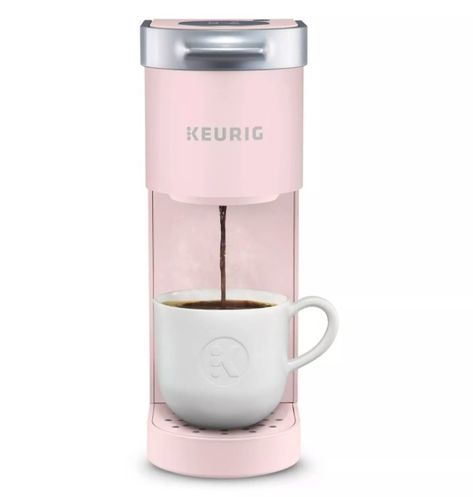 An oh-so-cute, single-serve Keurig coffee maker so you won't have to worry about counter space. Keurig Coffee Maker, Pod Coffee Makers, Reusable Coffee Filter, Keurig Coffee, Single Serve Coffee Makers, Single Serve Coffee, Cord Storage, Coffee Brewer, Coffee Filters