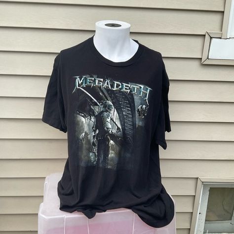 Gildan Megadeth Dystopia Graphic Short Sleeve Crewneck T-Shirt Men’s Sz xxl Megadeth Shirt, Megadeth T Shirt, Chevy Camaro Z28, Birthday Wishlist, Chevy Camaro, T Shirt Men, Band Tees, Nirvana, Shirt Men