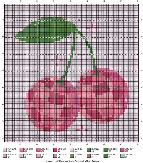 Pixel Art Cross Stitch Patterns, Cross Stitch Aesthetic Pattern, Cross Stitch Patterns Aesthetic, Aesthetic Cross Stitch Pattern, Grid Patterns Crochet, Fruit Pixel Art, Fruit Tapestry, Crochet Grid, Pixel Grid