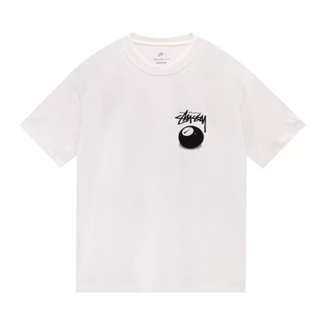 Stussy Tee Shirt, Stussy 8 Ball Shirt, Stussy T Shirt, Stussy 8 Ball, Stussy Shirt, Nike X Stussy, Stussy Nike, Stussy Tee, White Goat