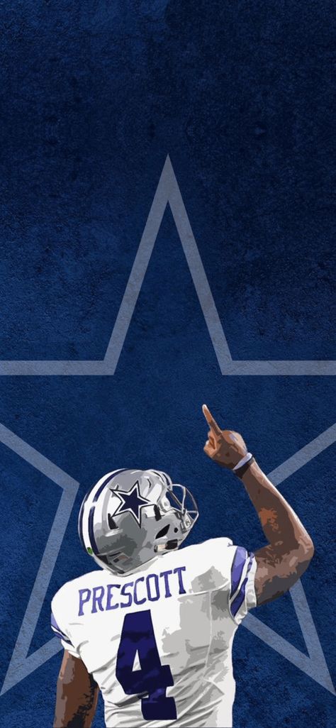 Dak Prescott Wallpaper, Dallas Cowboys Painting, Dallas Cowboys Background, Cowboys Wallpaper, Dak Prescott Dallas Cowboys, Team Decor, Dallas Cowboys Images, Dallas Cowboys Wallpaper, Cowboy Images