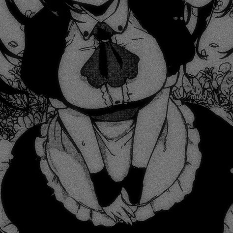 Maid Anime Pfp, Maid Pfp, Black And White Anime, Pirate Names, Anime Goth, Anime Wallpaper Phone, Mythology Art, Anime Profile, Anime Pfp