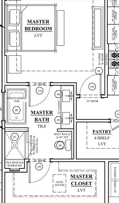 Master Bath Floor Plan, Master Bath Design, Bathroom Floor Plans, Bathroom Layout, Bath Design, Bathroom Flooring, Master Bath, Home Renovation, Layout Design