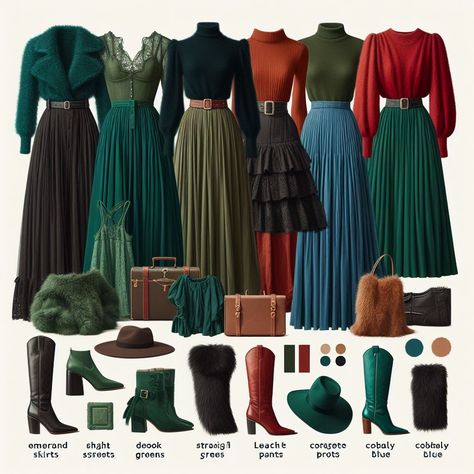 Generated by Microsoft Copilot Autumn Wardrobe Color Palette, Deep Autumn Palette, Microsoft Copilot, How To Look Expensive, Hourglasses, Color Combinations For Clothes, Cute Modest Outfits, Deep Autumn, 70s Outfits