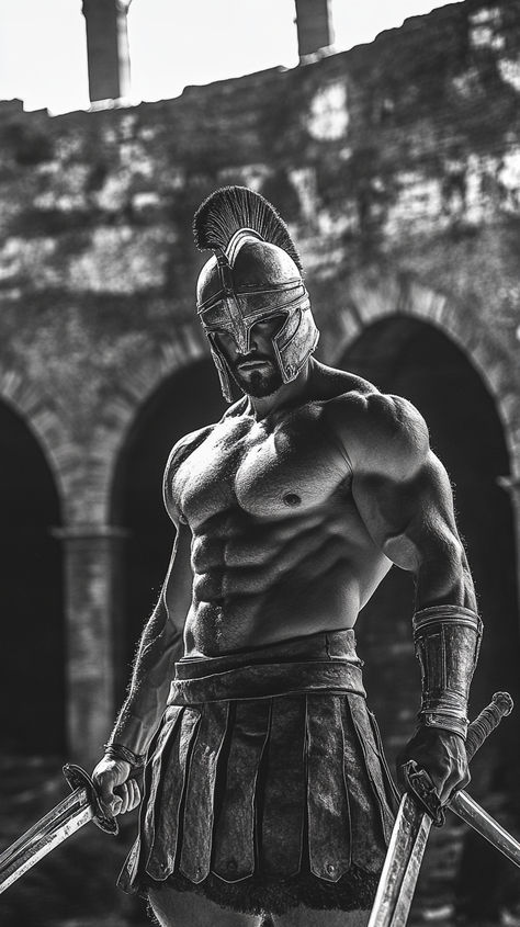 Drawing Warrior, Conan The Destroyer, Warriors Pictures, Warrior 1, Realistic Drawing, Spartan Warrior, Warrior Tattoo, Male Form, Guy Drawing