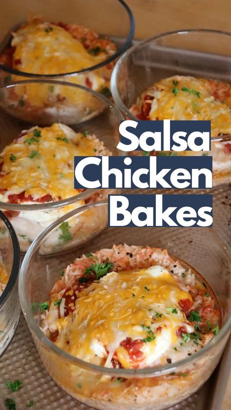 Here’s an old time favorite I made single serve for easy meal prep for you! Let me know if you’ve had salsa chicken or if you try it. It’s… | Instagram Single Serving Bariatric Recipes, Easy Healthy Chicken Meal Prep, Chicken Meal Prep Bowls, Single Serve High Protein Meals, Meal Prep Single Serve, Low Cal Meal Prep Lunch Ideas, Single Bowl Meal Prep, Single Serve Lunch Ideas, Meal Prep Individual Servings