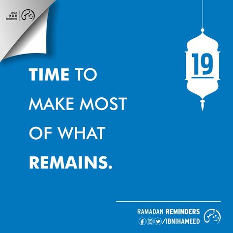 Ramadan Reminders Day 19 // Ramadan Day 19 // Islamic Reminder // Islamic Quote // Hadith // Ramadan 2021 // Motivational Reminders // Ramadan 1442 // Ramazan // Sahoor // Sehri // Iftari // Daily Reminders // Arabic Hadith #Ramadan #Reminders #Ramadan2021 #Sahoor #Iftaar #Islam #Arabic #Hadith Day 19 Ramadan, Ramadan Day 19 Quotes, Ramadan Day 19, Ramadan Reminders, Motivational Reminders, Ramadhan Quotes, Ramadan 2022, Ramadan 2023, Ramadan Day