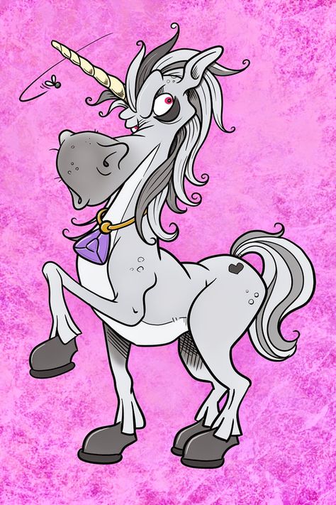 Arrrggghhh! Another @#$% Blog!: UPDATE: Ulric Evil Unicorn Pirate Tattoo Sketch, Unicorn Drawings, Evil Unicorn, Zombie Unicorn, Donkey Art, Coloring Adult, Unicorn Artwork, Pirate Tattoo, Unicorn Drawing