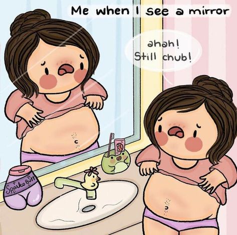 Artist Illustrates All The Struggles She Runs Into In Her Daily Life In Fun And Quirky Comics (35 New Pics) Period Jokes, Taboo Topics, Body Image Issue, Panda Funny, Comics Artist, Creative Block, Tomorrow Will Be Better, Art Block, Body Image