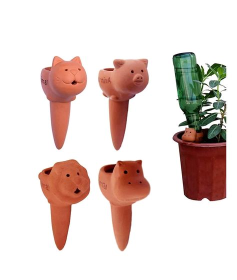 HANSFIK WATERING Spikes Terracotta Watering Self Watering Spikes, Terra Cotta Plant, Plant Watering, Self Watering Pots, Patio Plants, Self Watering Planter, Living Water, Cactus Y Suculentas, Garden Care