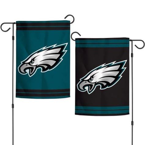 New! Philadelphia Eagles Flag 12x18 Garden Style 2 Sided Second Design #PhiladelphiaEagles Philadelphia Eagles Flag, Logo Garden, Eagles Game, Team Slogans, Pro Football Teams, Philadelphia Eagles Logo, Philadelphia Eagles Fans, Fly Eagles Fly, Eagles Nfl