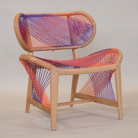 London Design Week Trends: Weave Chair, Arjun Singh Assa Best Living Room Ideas, Woven Furniture Design, Ercol Chair, London Design Week, Macrame Chairs, Storage Solutions Bedroom, Best Living Room, Furniture Board, Woven Chair