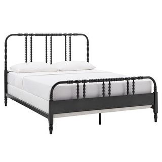 Spool Bed, Spindle Bed, Bed Black, Box Spring Bed, Classic Bed, Standard Bed, Black Inspiration, Headboard Designs, Queen Mattress