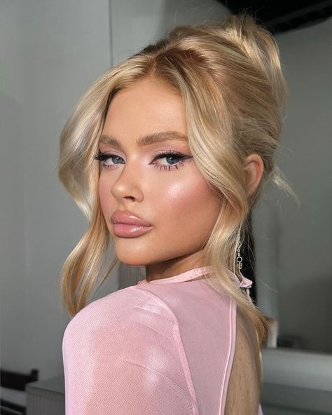 Maquillage On Fleek, Elegantes Makeup, Makeup For Blondes, Smink Inspiration, Braut Make-up, Blonde Hair Inspiration, Evening Makeup, Peinados Fáciles Para Cabello Corto, Bride Makeup