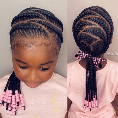 Hairstyle For Little Black Girls Braided, Protective Hairstyles For Little Black Girls Easy, Braids For Kids Black Natural Hair, Little Black Girls Braided Hairstyles For Kids Ponytail, Braid Hairstyles For Little Black Girls Easy, Hairstyles For Little Black Girls Easy Braided, Cornrow Hairstyles For Black Girls Kids, Cornrow Hairstyles For School Kids, Simple Braids For Kids Black Hair