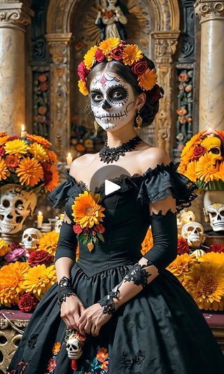 84K views · 1K reactions | La catrina de Escobedo  on Reels Catrina Costume, Mexican Celebrations, Cool Costumes, Face Paint, Makeup Tutorial, Halloween Costumes, Paint, Halloween, Celebrities