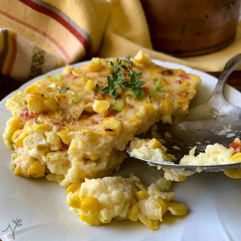 Southern Classic Recipes » Not Entirely Average Sweet Corn Pudding, Grilled Corn Recipes, Southern Side Dishes, Hummingbird Cake Recipes, Cream Style Corn, Corn Pudding, Creamy Corn, Classic Southern, Yummy Casseroles