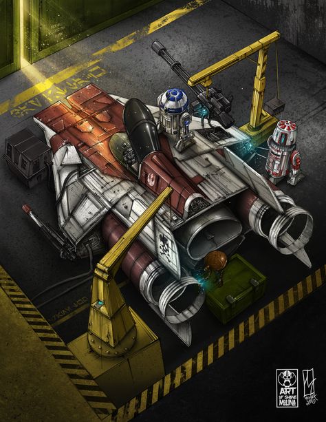 ArtStation - A Wing Upgrade, Shane Molina Star Wars Battle Droids, Star Wars Starfighter, Star Wars Ships Design, Astromech Droid, Star Wars Spaceships, Star Wars Vehicles, Star Wars Droids, Star Wars Concept Art, Star Wars Rpg