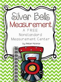 School Is a Happy Place: Getting My Red and Green On and Two Free Centers for December Measurement Ideas, Polar Express Activities, Polar Express Christmas Party, Polar Express Theme, Nonstandard Measurement, December Math, Polar Express Party, December Kindergarten, Kindergarten Christmas