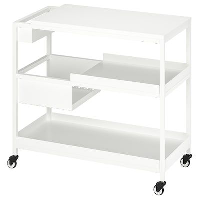 Ikea Trolley, Island Cart, Kitchen Magic, Utility Cart, Ikea Storage, Storage Cart, Drawer Unit, Office Storage, Metal Shelves