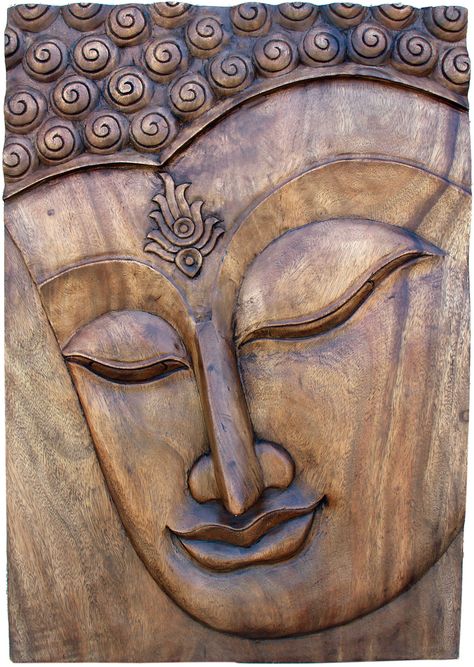 hand carved large Buddha panel, Asian Art Imports Store Buddha Wall Decor Interior Design, Thailand Decor, Buddha Wall Decor, Arrow Wood Sign, Angel Wings Wall Decor, Angel Wings Wall, Fish Wall Decor, Gallery Wall Decor, Brown Walls